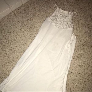 White billabong summer beach dress